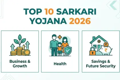 Top 10 Sarkari Yojana (2026) Business, Health Aur Savings Ke Liye Best Schemes